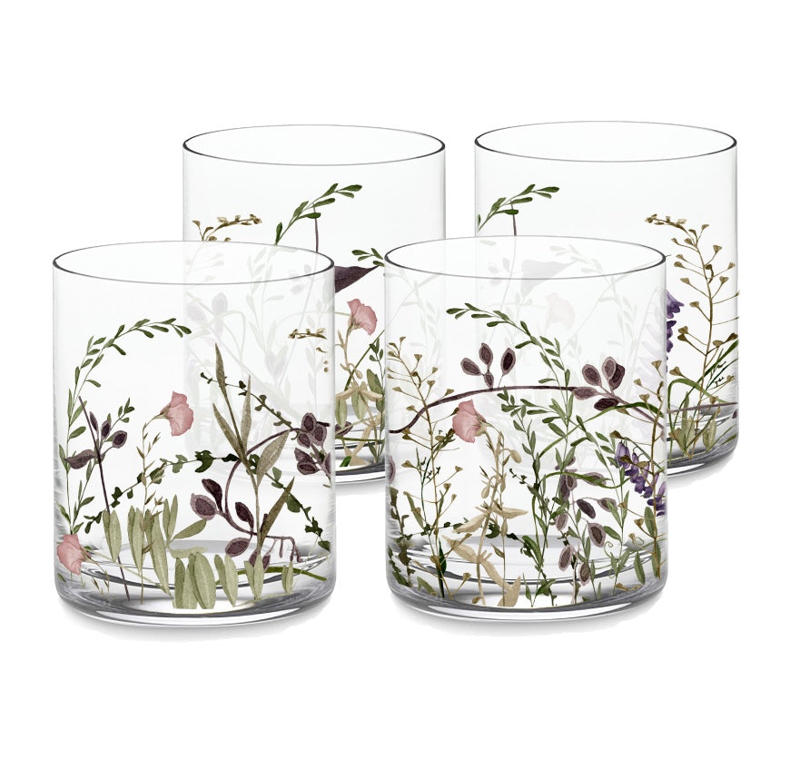 NEW Wildflower Old Fashioned Single Glass  - PRE-ORDER FOR APPROX EARLY OCT DELIVERY