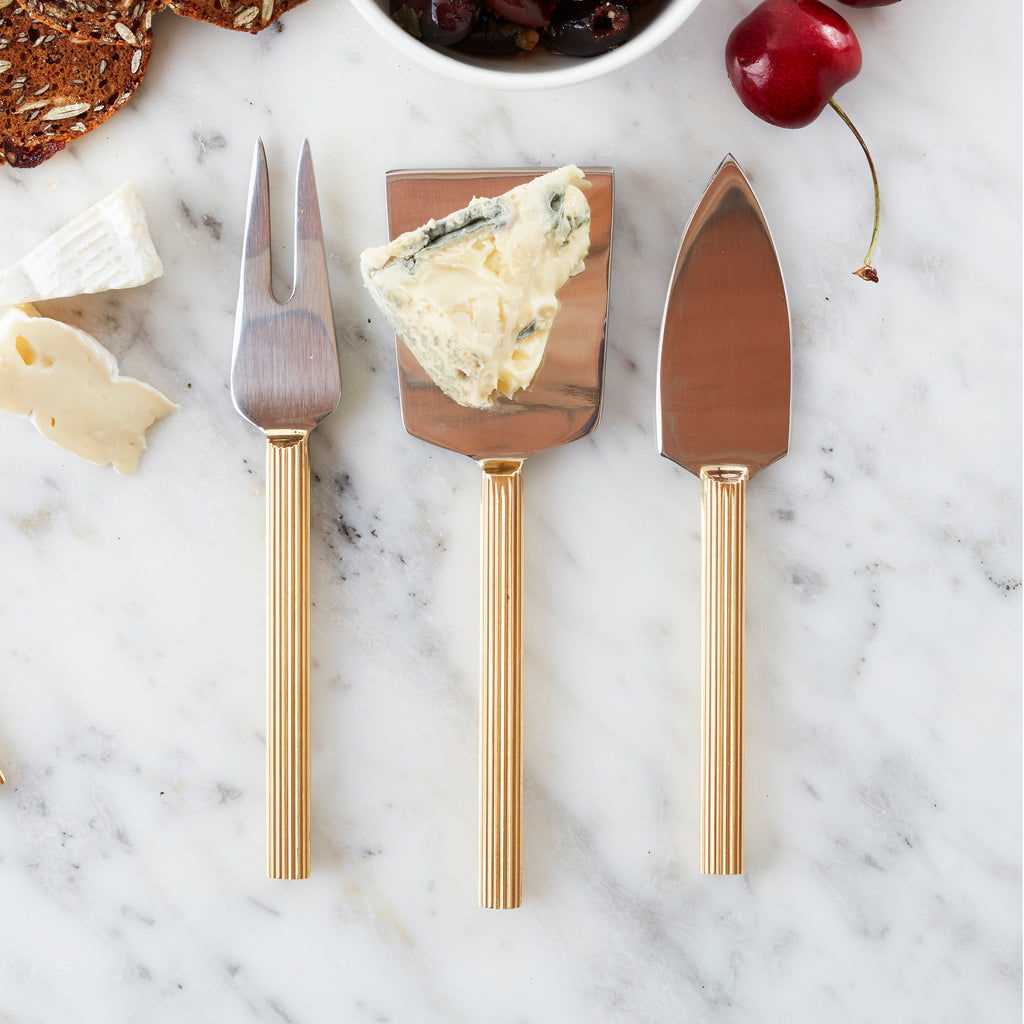 Nel Lusso Lino Cheese Knife Set of 3