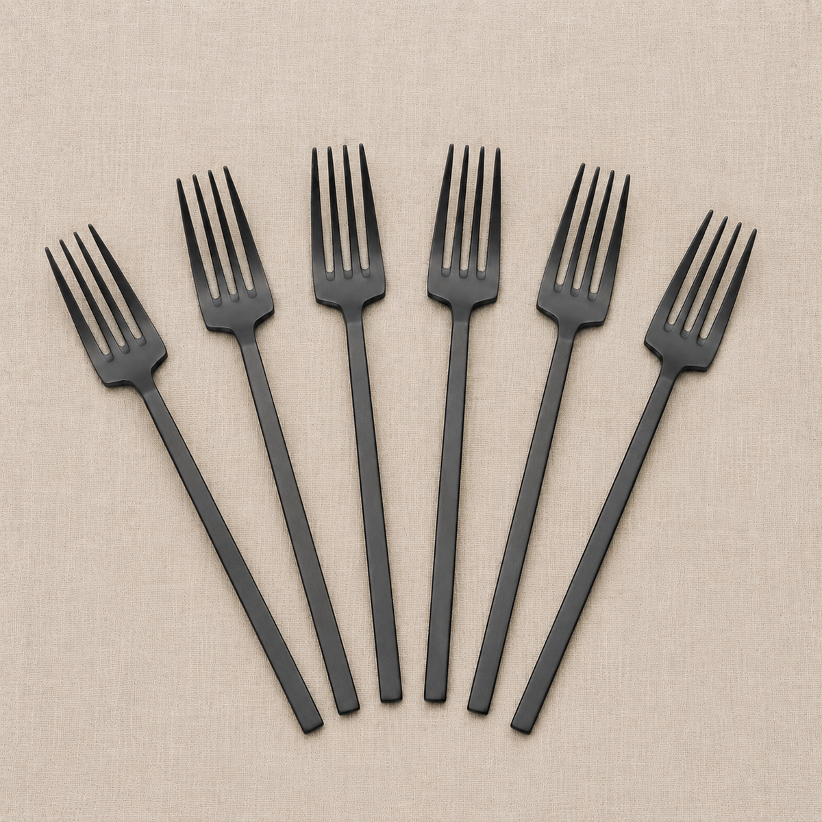 NEW Otto Dessert Fork Set of 6 Vintage Black  - Pre order for November