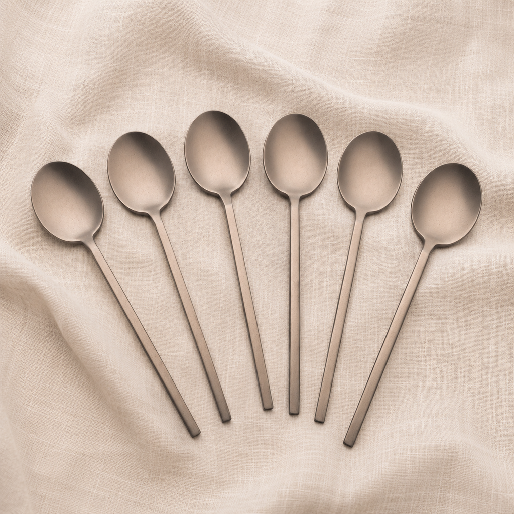 NEW Otto Dessert Spoon Set of 6 Antique Bronze - Pre order for October