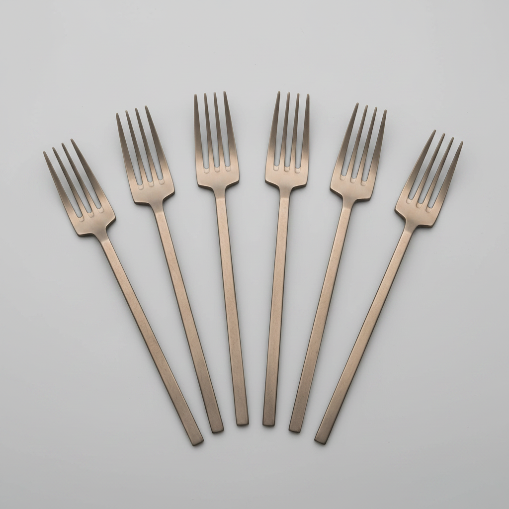 NEW Otto Dessert Fork Set of 6 Antique Bronze  - Pre order for November